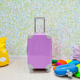 Maxbell Mini Suitcase Candy Box Luggage Storage Box for Children Toy Makeup Dress up Purple