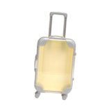 Maxbell Mini Suitcase Cute Empty Miniature Dolls Suitcase for Gifts Kids Toy Playset Yellow