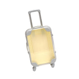 Maxbell Mini Suitcase Cute Empty Miniature Dolls Suitcase for Gifts Kids Toy Playset Yellow