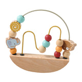 Maxbell Bead Maze Toy Travel Toy Activity Color Recognition Counting Educational Toy