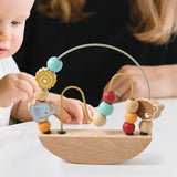 Maxbell Bead Maze Toy Travel Toy Activity Color Recognition Counting Educational Toy