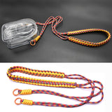 Maxbell Doll Display Bag Dustproof Accessory Clear Zipper Closure Doll Carrying Case Lanyard 23cm Blue Red White Rope