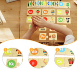Maxbell Wooden Alphabet Puzzles Preschool Matching Game for Kids Boys Girls Children