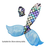 Maxbell Mermaid Doll Accessories Soft for Children's Day Celebrations Birthday Party Type A