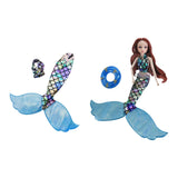 Maxbell Mermaid Doll Accessories Soft for Children's Day Celebrations Birthday Party Type A