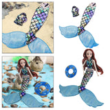 Maxbell Mermaid Doll Accessories Soft for Children's Day Celebrations Birthday Party Type A