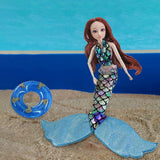 Maxbell Mermaid Doll Accessories Soft for Children's Day Celebrations Birthday Party Type A