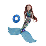 Maxbell Mermaid Doll Accessories Soft for Children's Day Celebrations Birthday Party Type B