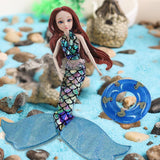 Maxbell Mermaid Doll Accessories Soft for Children's Day Celebrations Birthday Party Type B
