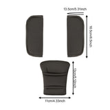 Maxbell Stroller Shoulder Pads with Crotch Pad Soft Seat Belt Cover for Booster Seat