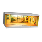 Maxbell 1/64 Scale Model Car Display Case Street Diorama Scenario Showcase Organizer