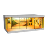 Maxbell 1/64 Scale Model Car Display Case Street Diorama Scenario Showcase Organizer