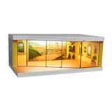 Maxbell 1/64 Scale Model Car Display Case Street Diorama Scenario Showcase Organizer