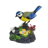 Maxbell Singing Chirping Bird Toy Lifelike Talking Bird Toy for Table Home Accessory