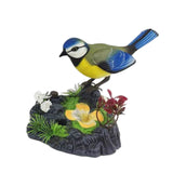 Maxbell Singing Chirping Bird Toy Lifelike Talking Bird Toy for Table Home Accessory
