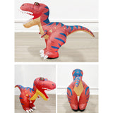 Maxbell Remote Control Inflatable Dinosaur Toy Accessory for Age 6-8 8-12 Boys Girls Red