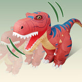 Maxbell Remote Control Inflatable Dinosaur Toy Accessory for Age 6-8 8-12 Boys Girls Red