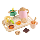 Maxbell Kids Tea Party Set Interactive Game Teacups Pretend Play Kitchen Accessories Style A