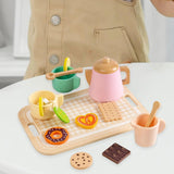 Maxbell Kids Tea Party Set Interactive Game Teacups Pretend Play Kitchen Accessories Style A