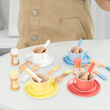 Maxbell Kids Tea Party Set Interactive Game Teacups Pretend Play Kitchen Accessories Style B