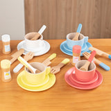 Maxbell Kids Tea Party Set Interactive Game Teacups Pretend Play Kitchen Accessories Style B