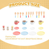 Maxbell Kids Tea Party Set Interactive Game Teacups Pretend Play Kitchen Accessories Style B