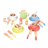 Maxbell Kids Tea Party Set Interactive Game Teacups Pretend Play Kitchen Accessories Style C