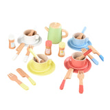 Maxbell Kids Tea Party Set Interactive Game Teacups Pretend Play Kitchen Accessories Style C