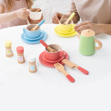 Maxbell Kids Tea Party Set Interactive Game Teacups Pretend Play Kitchen Accessories Style C