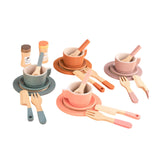 Maxbell Kids Tea Party Set Interactive Game Teacups Pretend Play Kitchen Accessories Style D