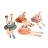 Maxbell Kids Tea Party Set Interactive Game Teacups Pretend Play Kitchen Accessories Style D