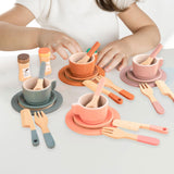 Maxbell Kids Tea Party Set Interactive Game Teacups Pretend Play Kitchen Accessories Style D