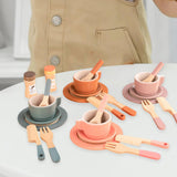 Maxbell Kids Tea Party Set Interactive Game Teacups Pretend Play Kitchen Accessories Style D