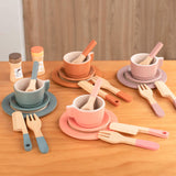 Maxbell Kids Tea Party Set Interactive Game Teacups Pretend Play Kitchen Accessories Style D