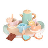 Maxbell Kids Tea Party Set Interactive Game Teacups Pretend Play Kitchen Accessories Style E