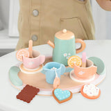 Maxbell Kids Tea Party Set Interactive Game Teacups Pretend Play Kitchen Accessories Style E
