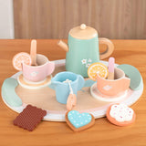 Maxbell Kids Tea Party Set Interactive Game Teacups Pretend Play Kitchen Accessories Style E