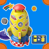 Maxbell Summer Rocket Sprinkler Toy Water Pressure Lift Toy for Beach Party Backyard