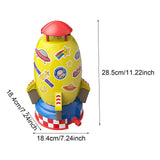 Maxbell Summer Rocket Sprinkler Toy Water Pressure Lift Toy for Beach Party Backyard