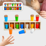 Maxbell Color Matching Game Kit Bottle Guessing Game for School Living Room Children