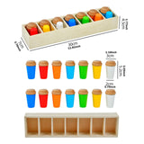 Maxbell Color Matching Game Kit Bottle Guessing Game for School Living Room Children