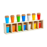 Maxbell Color Matching Game Kit Bottle Guessing Game for School Living Room Children