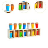 Maxbell Color Matching Game Kit Bottle Guessing Game for School Living Room Children