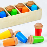 Maxbell Color Matching Game Kit Bottle Guessing Game for School Living Room Children