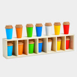 Maxbell Color Matching Game Kit Bottle Guessing Game for School Living Room Children