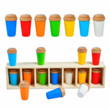 Maxbell Color Matching Game Kit Bottle Guessing Game for School Living Room Children