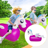 Maxbell Kid Bouncy Unicorn Toy Portable Ride on Boys Girls for Lawn Activity Outdoor