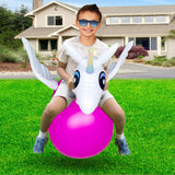Maxbell Kid Bouncy Unicorn Toy Portable Ride on Boys Girls for Lawn Activity Outdoor