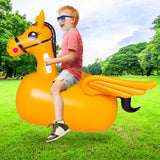 Maxbell Kid Bouncy Horse Toy Gift Kids Jumping Animal Toys for Park Activity Holiday