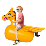 Maxbell Kid Bouncy Horse Toy Gift Kids Jumping Animal Toys for Park Activity Holiday
